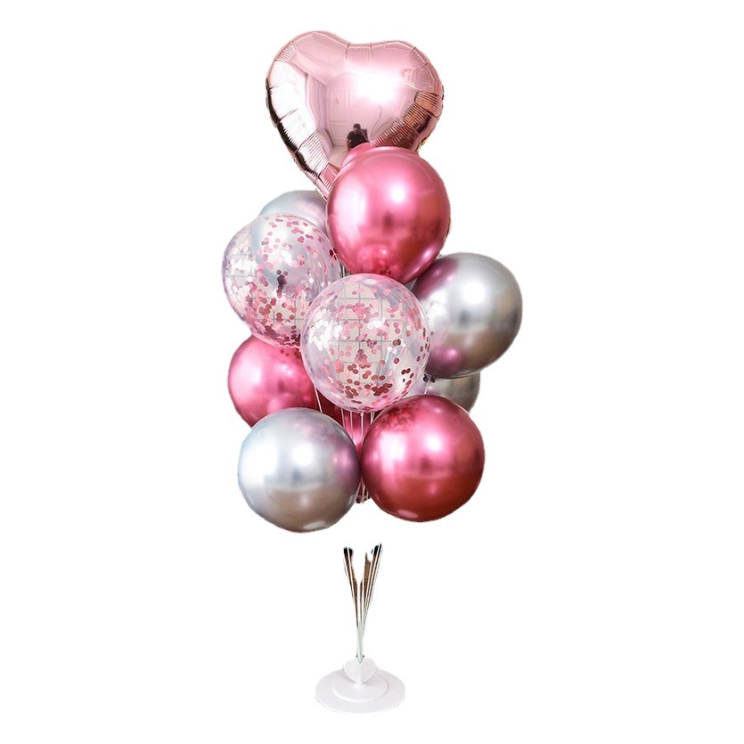 Balloon pole base balloon accessories wholesale balloon bracket table floating floor wedding birthday party decoration props