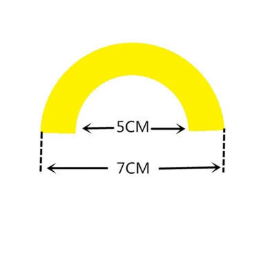 Strips Buffer Anti-Collision Industrial Black and – Other vehicle seats - 7cmc-type-100cm