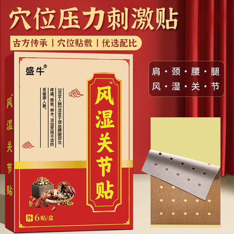 Feng S Joint Patch Anti-Allergy Perforated Breathable Elastic Cloth Plaster Cervical Spine Patch Wholesale Processing Neck, Shoulder and Waist Pain Patch