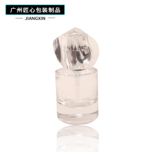 化妆品玻璃包材粉底液玻璃分装瓶30ml圆柱瓶素颜霜精华液瓶现货