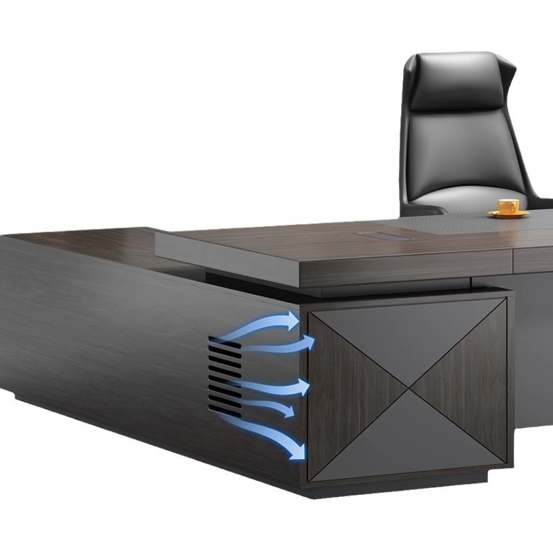 Mesa de oficina simple moderna mesa de oficina silla combinación de presidente mesa de oficina ejecutivo simple mesa de oficina silla de lujo fábrica directa
