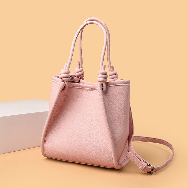 Cross-Border New Model Medium-Sized Vegetable Basket Designer Style Large Capacity High-End Commuter Handbag Single Shoulder Crossbody Bag