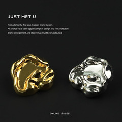 YOKO 異形金屬紐扣西裝外套小香埃及風服裝扣子雙面尼皮草大衣扣