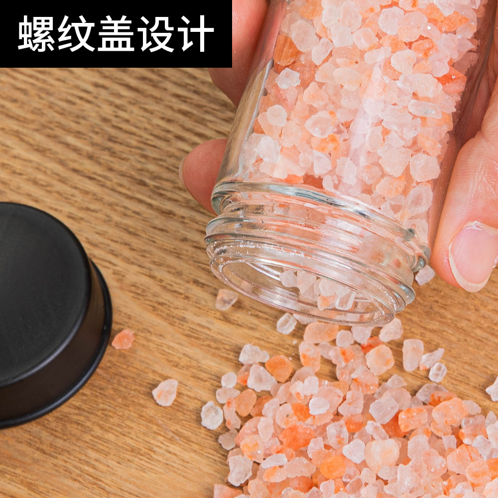 Juego de Frascos de Especias Giratorios para Cocina, Frascos de Vidrio para Condimentos, Salero con Soporte, Modelo Giratorio, Venta al por Mayor