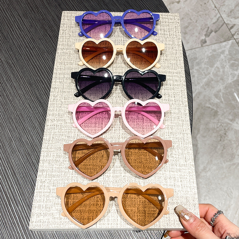 children's brand cute glasses heart shaped for men and women