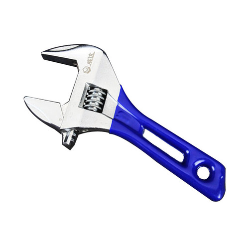 Wholesale light adjustable wrench short handle large opening adjustable wrench wide mouth bathroom wrench plumbing tools