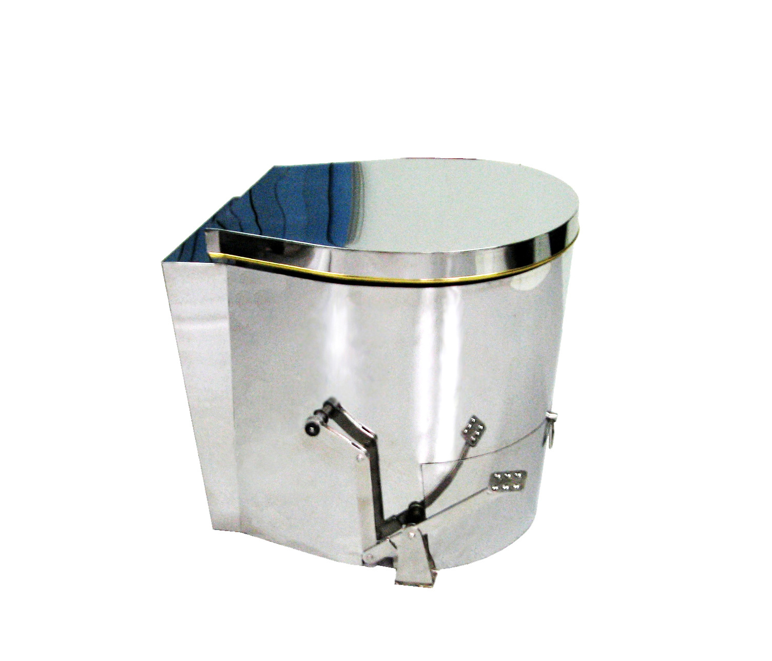 车船矿用无水打包集便器塑料袋打包坐便器便携式无水马桶防臭