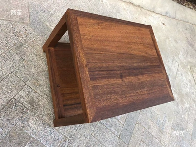 Walnut Wood Audio Rack Solid Electric car big tripod