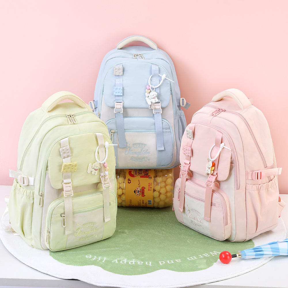 2026 nuevo viaje ligero mochila escolar de escuela secundaria de nylon ultraligero de gran capacidad de computadora mochila universitaria