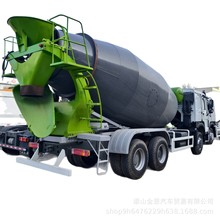 翻新出口二手搅拌车商砼混凝土搅拌 豪沃大12方商混搅拌罐油罐车