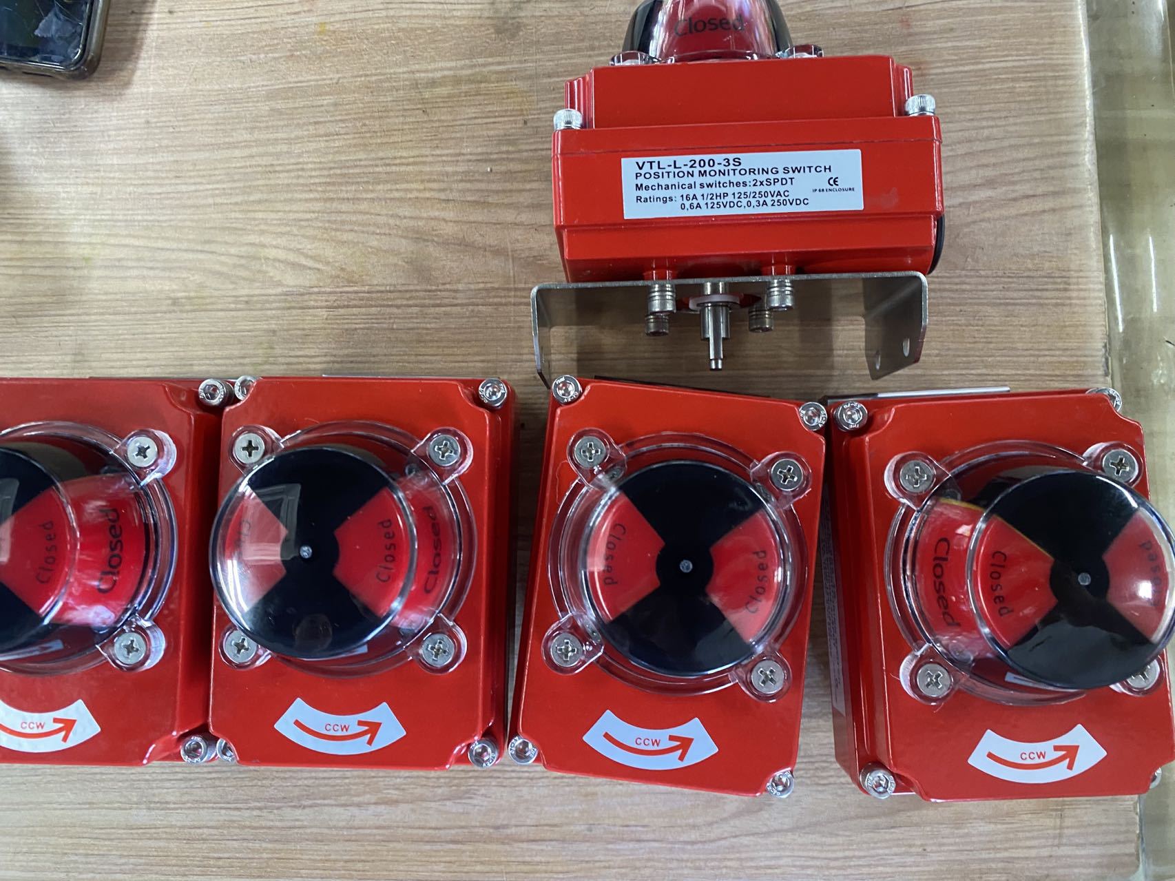 weike品牌2xSPDT阀门限位开关VTL-L-200-3S