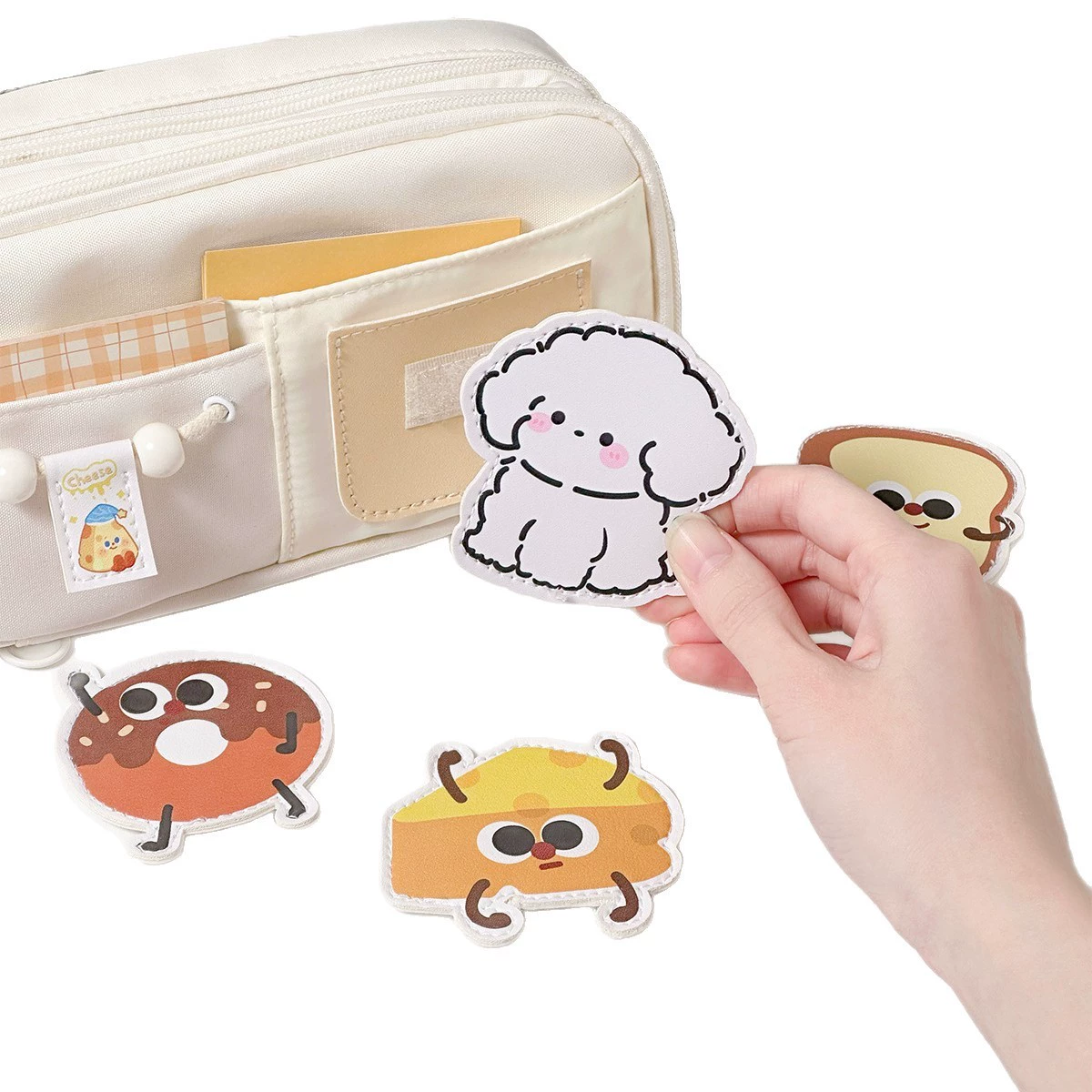 High quality capacious pencil case, cute set, for secondary school, new collection