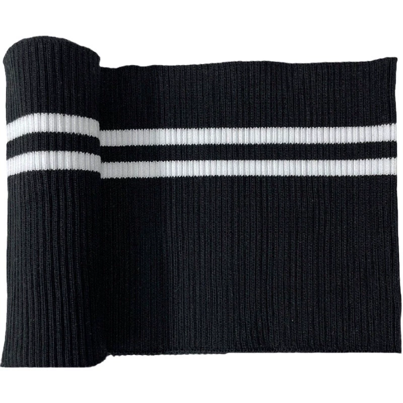 2*2 Pit Bar плоская машина толстое ребро утолщенная бейсбольная форма подол эластичный вязаный вырез вниз куртка ветрозащитная манжета