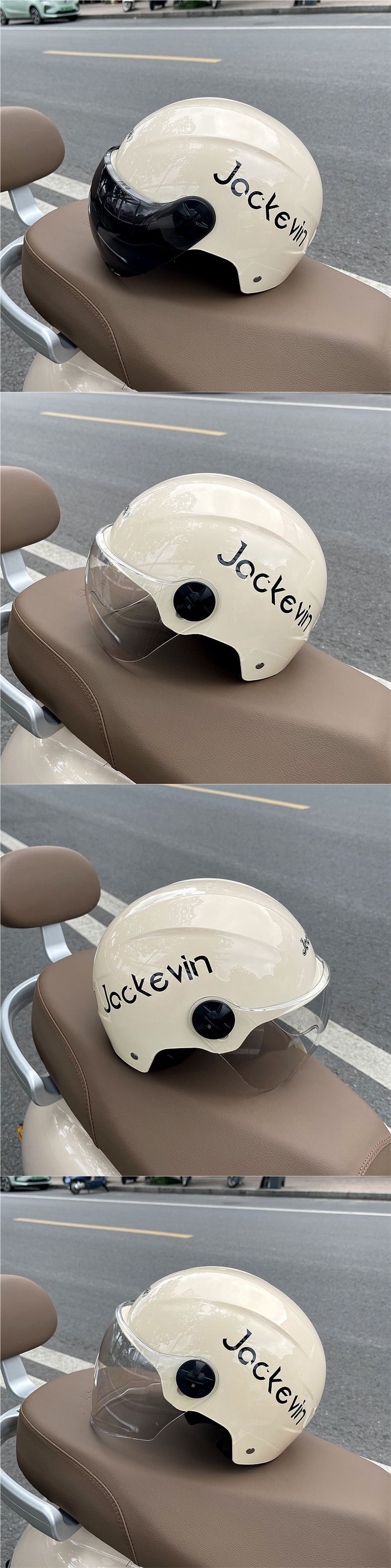3C certified electric scooter helmet, summer motorcycle safety helmet, half helmet, suitable for all seasons, unisex, with sun protection, meets new national standards