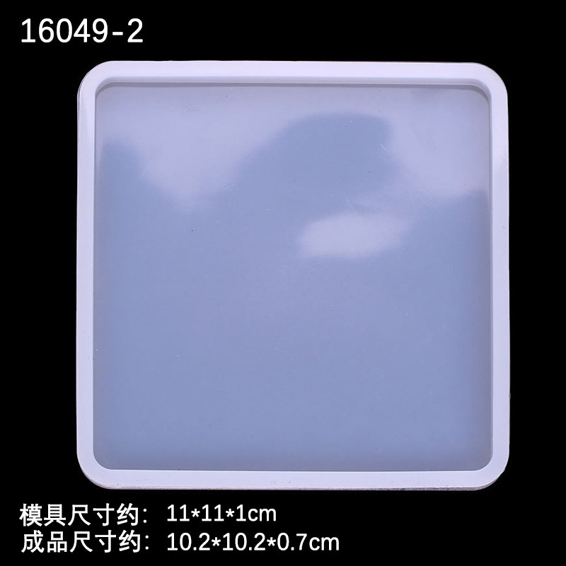 Molde de Silicona para Base Cuadrada de Cristal para Manualidades image 7