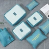 Lake blue seven -piece set