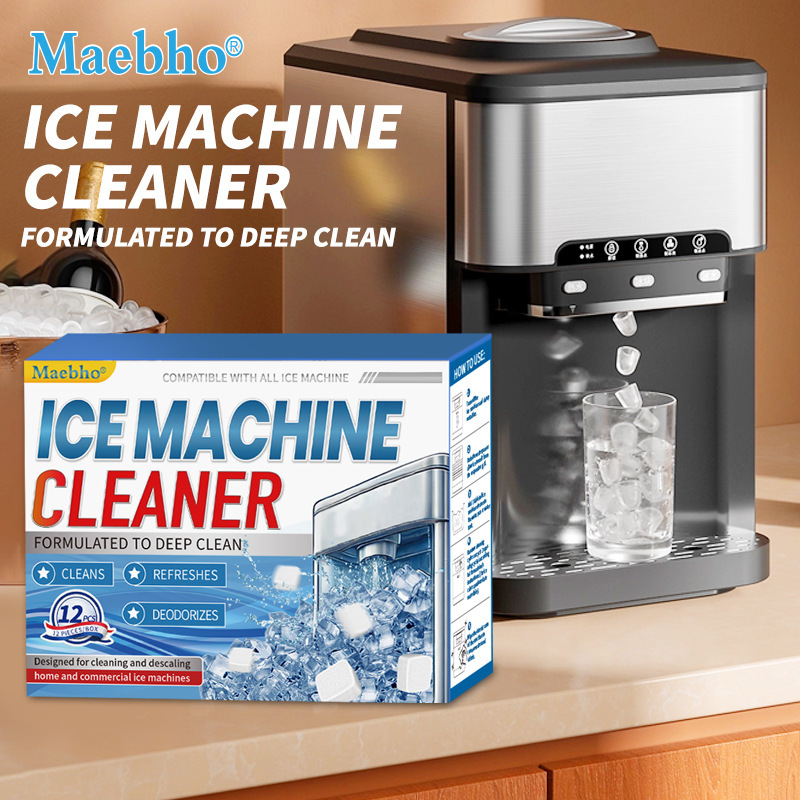 Cross-border ice maker cleaning sheet descaling sheet ice maker cleaning agent stain removal dirt maintenance filter cleaning effervescent sheet