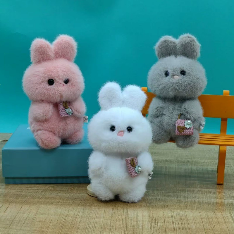 Plush cute toy, doll, small bag, rabbit, keychain