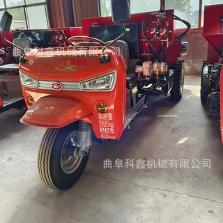 科鑫定制柴油三轮撒粪车 2m³液压扬粪车 果园大棚有机肥扬肥机