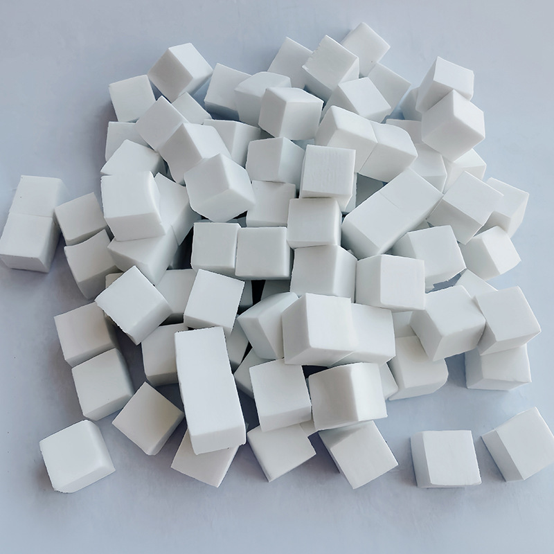 Manicuría esponja mini tofu pequeño cuadrado agarrar lápiz de 1cm palpitante algodón