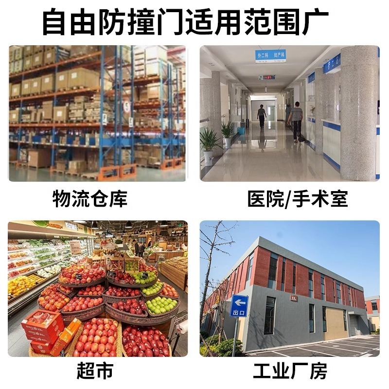 双方向自動リセットドア 食品工場用冷蔵庫スチールドア 304ステンレス鋼製フリーアンチコリジョンドアメーカー|undefined