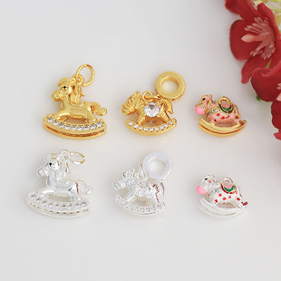��ͨ����Сľ�R�����Ƭ18k����ɫ�ɐ�С�R�Ʒ���diy�����