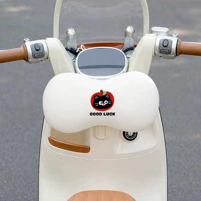 Elektromobil üçün bamper qoruyucu yastıqlar, children's seat head protector, cute - apple-black-cat