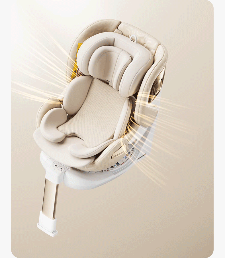 Hagaday Hakada Safety Seat for Infants and Children Aged 0-12, Suitable for Car Use, with Ventilation