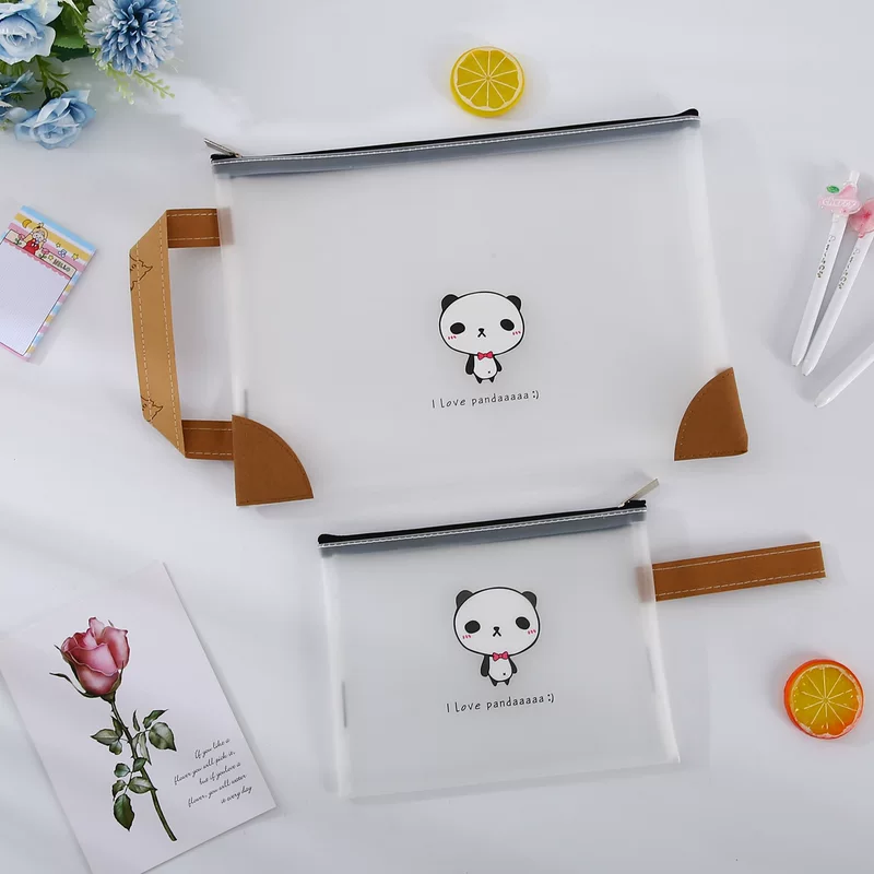 Subject classification file storage student classification large capacity test paper book learning ins Korean style file bag