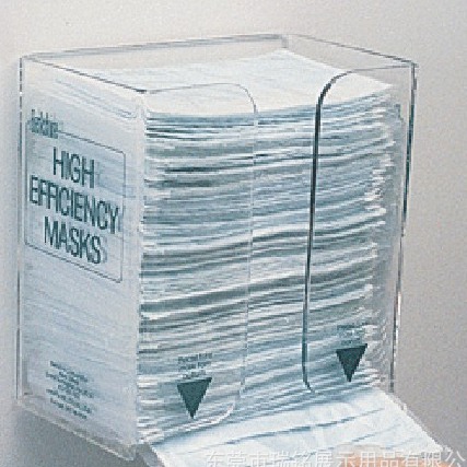 东莞厂家制作亚克力一次性口罩架壁挂式压克力口罩收纳陈列盒加工