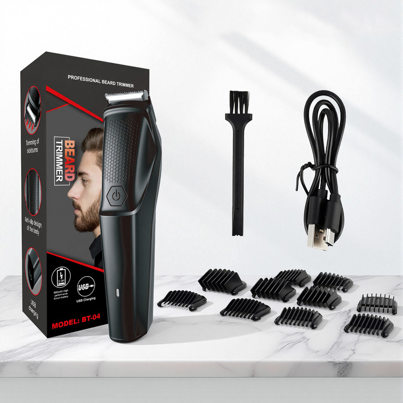Cross-Border Household Multifunctional Electric Shaving and Hair Cutting All-In-One Machine, Small Electric Clipper for Men's Facial Hair Grooming