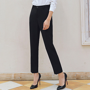 Suit pants women's spring and autumn slim trousers professional formal work clothes vertical straight trousers business commuting