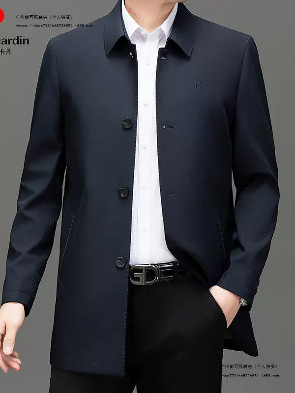 Демисезонная куртка (Pierre Cardin), плащевой стиль повседневный палто, легкая