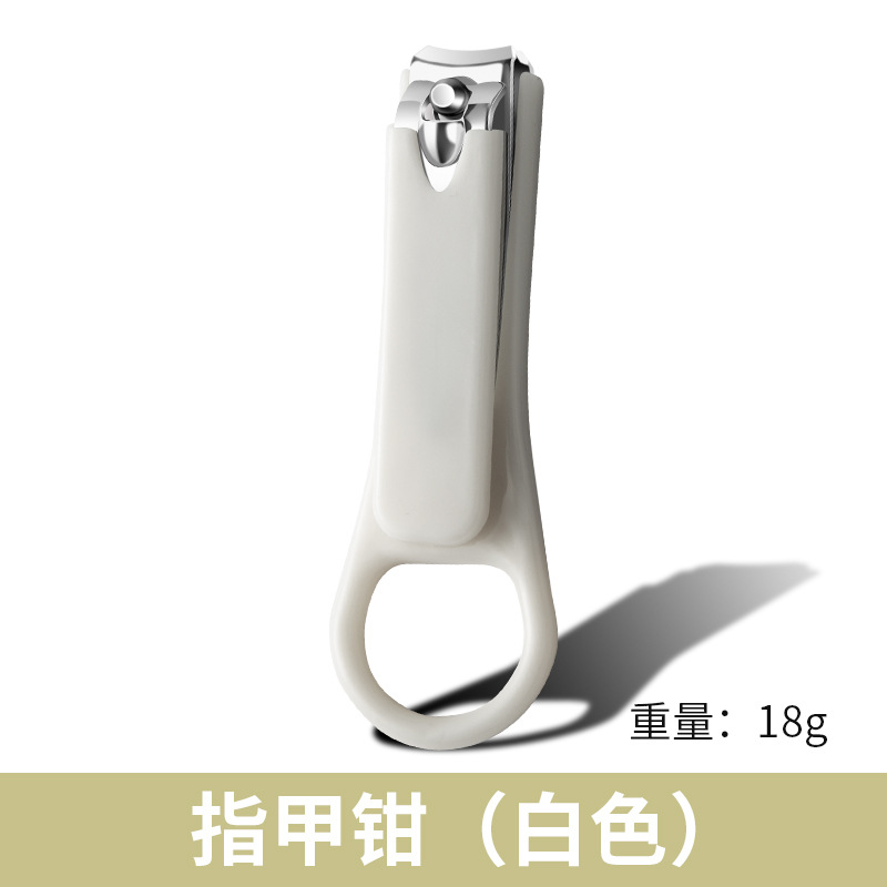 White nail clipper-single