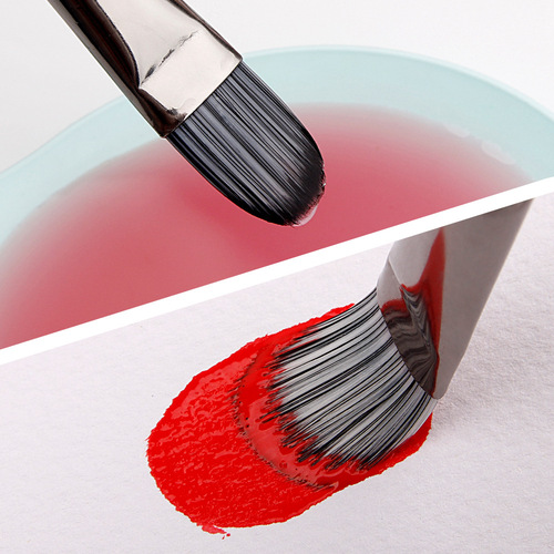Cross-border nylon hair 7-piece paintbrush set student diy painting watercolor pen art pigment brush oil paintbrush wholesale
