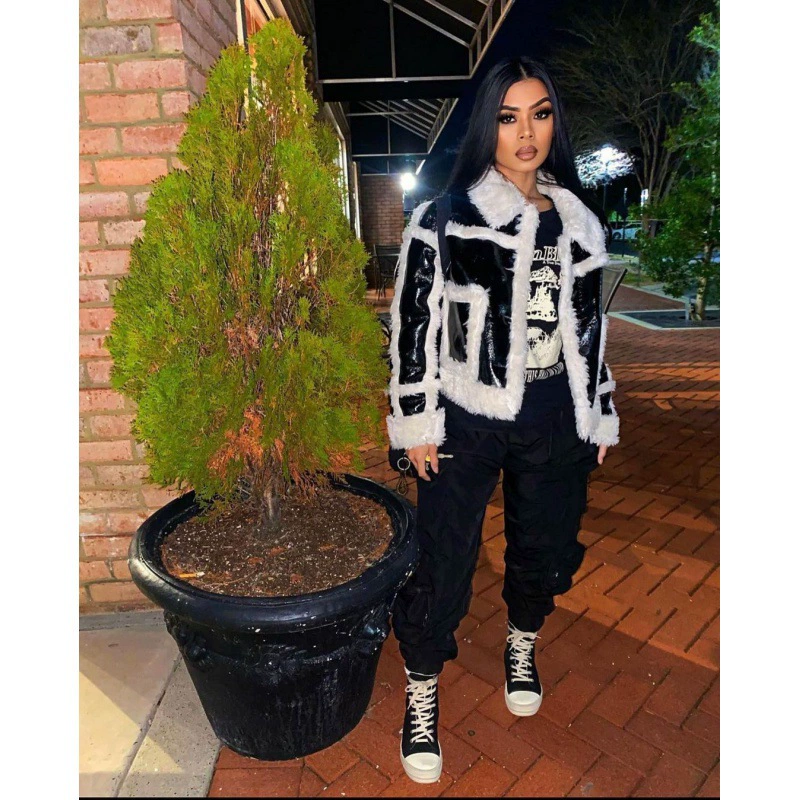 В наличии Z88369 внешней торговли эксклюзивно для Amazon независимой станции европейской и американской моды меха шить пальто