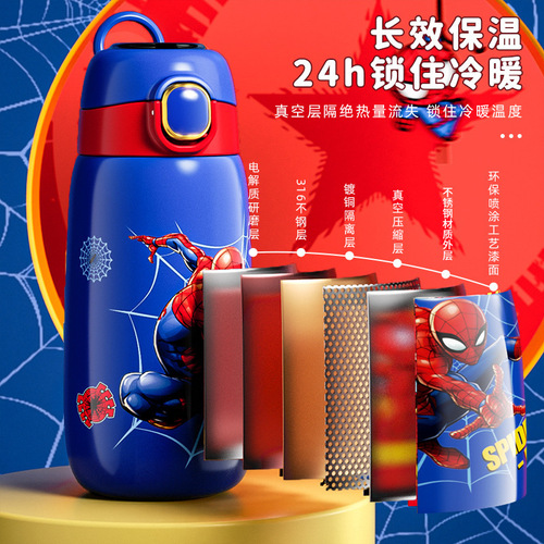 Disney Children's Thermos Cup 316 Stainless Steel Primary School Drinking Cup for School Special Kindergarten Kettle Wholesale