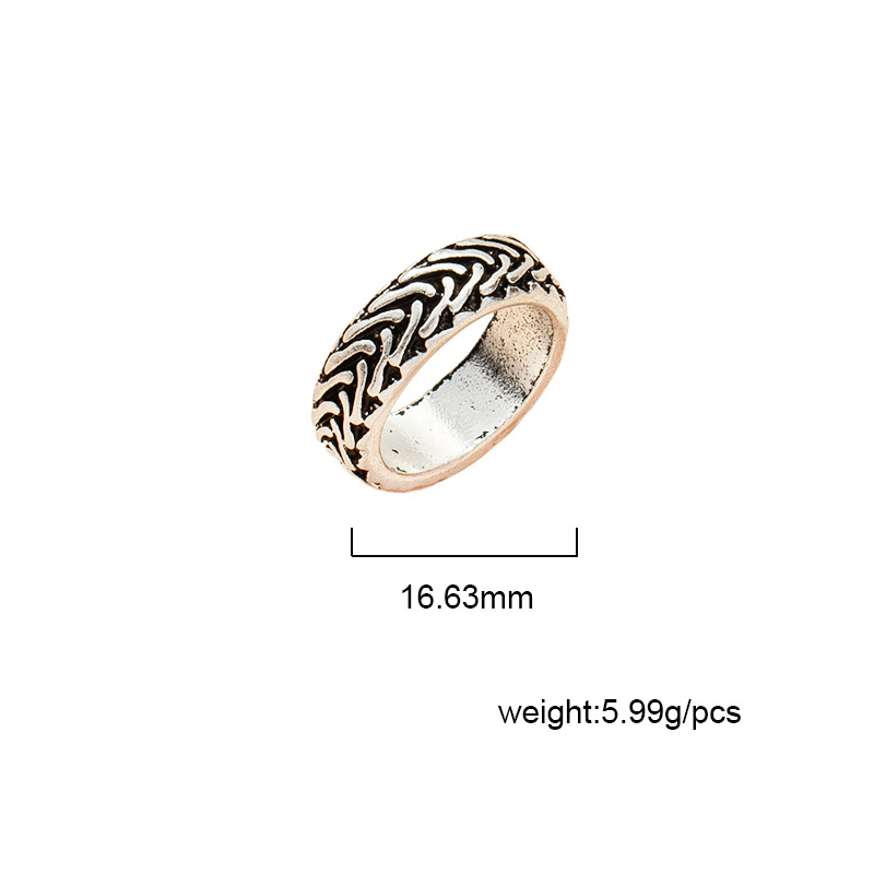 Anillo De Hip-hop Retro De Moda Simple display picture 6