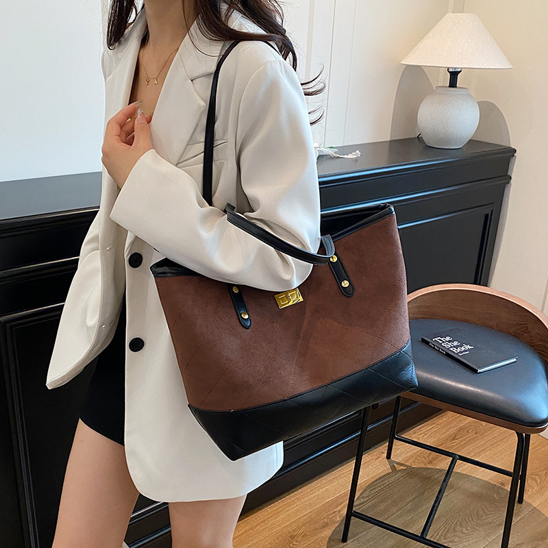 大容量包包女2025新款韩版潮时尚单肩腋下包休闲通勤托特包手提包|undefined