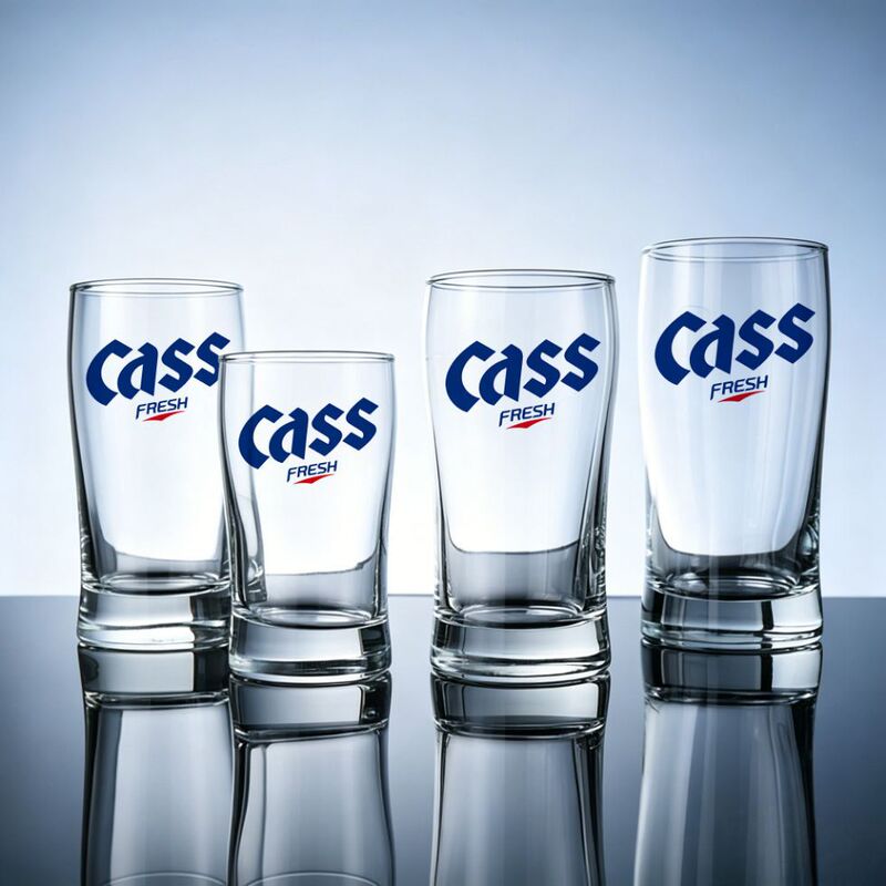 Beer cup LOGO Korean cass beer