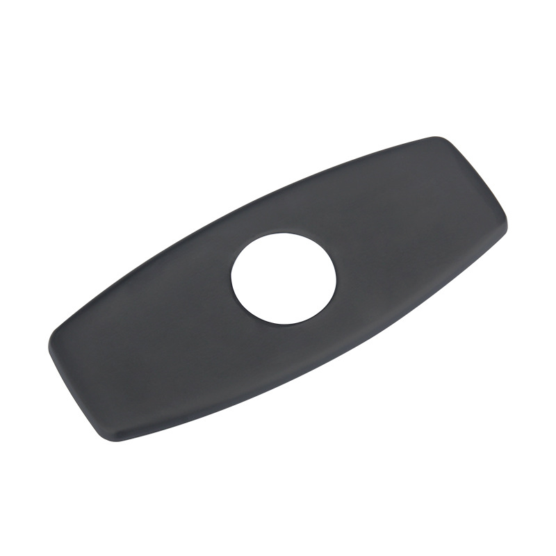 Suministro directo de fábrica 304 acero inoxidable cepillado grifo de la cocina 10 pulgadas placa decorativa baño base 6 pulgadas cubierta