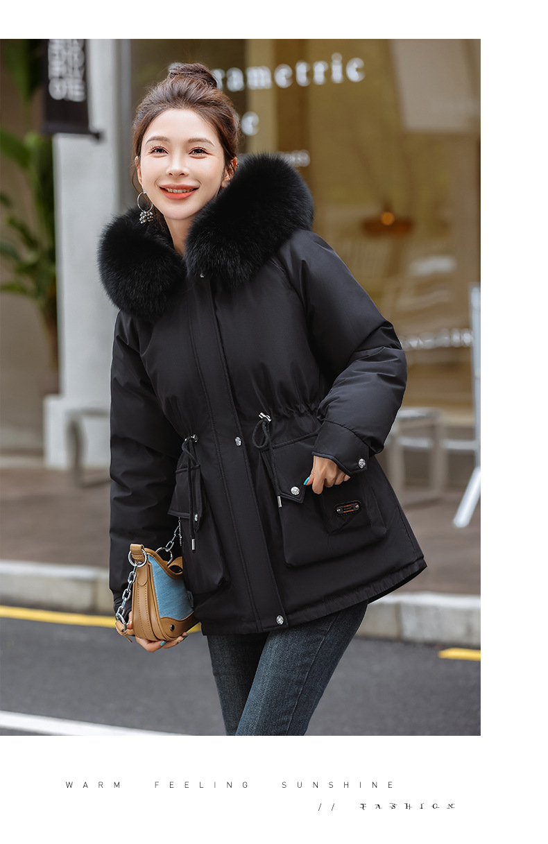 The petite faction overcomes the challenge of women's padded clothing in winter 2024, with new waist cinching slimming_voghion.com