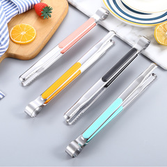 不鏽鋼韓式烤肉夾自助餐食品夾家用廚房食物夾牛排夾燒烤夾麵包夾