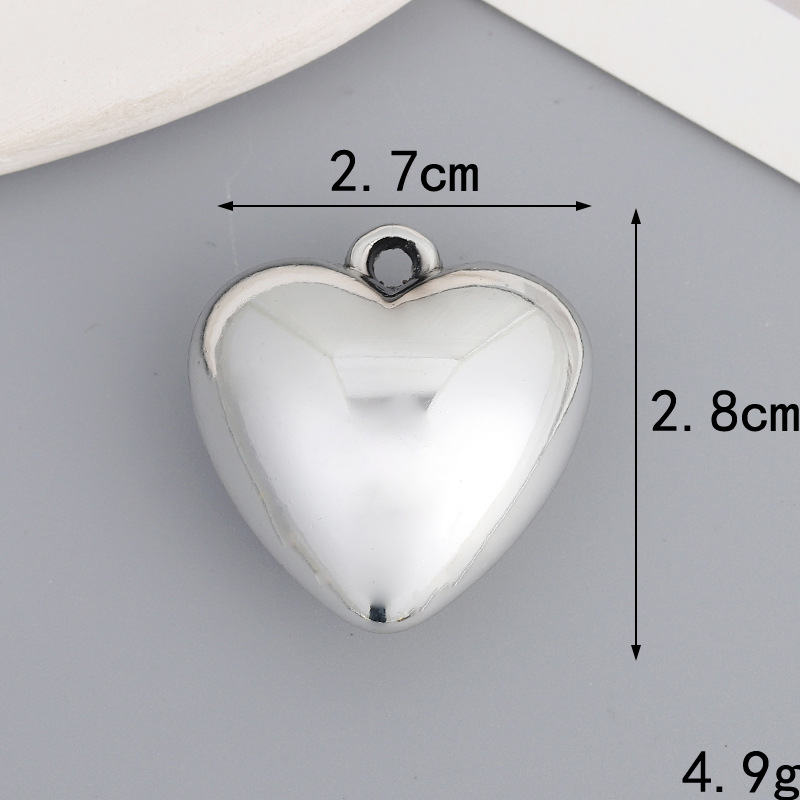2g Weight Pendant Jewelry Making Type 2*2.1CM, 2*2.3cm, 3.5*3.5cm Jewelry Making Size DIY Jewelry Accessories Classification 1 Piece Quantity Plastic Material Heart Shape, Bow Knot Pattern All Seasons Season Plating Design Vintage Style, Classic Style Style 1 Piece 2*2.1CM 2*2.3cm 3.5*3.5cm Plastic Heart Shape Bow Knot Pendant 3