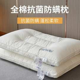 枕头枕芯家用护颈椎助睡眠一对套装学生宿舍超柔低枕酒店专用