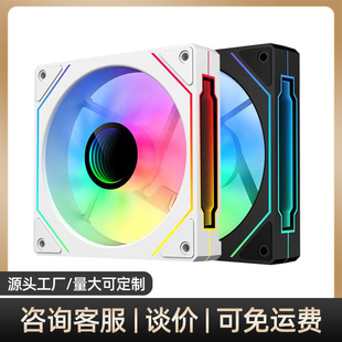 ���R4PRO ̨ʽ��X���C��ɢ���L���L��12CM���ͬ��ARGB�L�Ȱ�ɫ