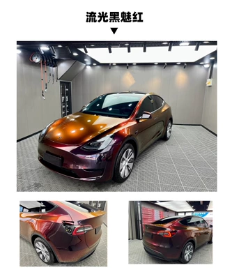 protective film full car stickers, Car paint protective film - starlight-black-charm-red-152-x-17m