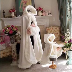 Warm Cloak Winter Wedding Shawl Photography Photo Props Family Daily Warm Cloak Long Coat Coat