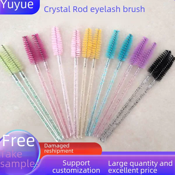 Disposable Crystal Rod Eyelash Brush Eyelash Comb Portable Eyelash Brush Eyebrow Comb Makeup Brush Beauty Tools Wholesale