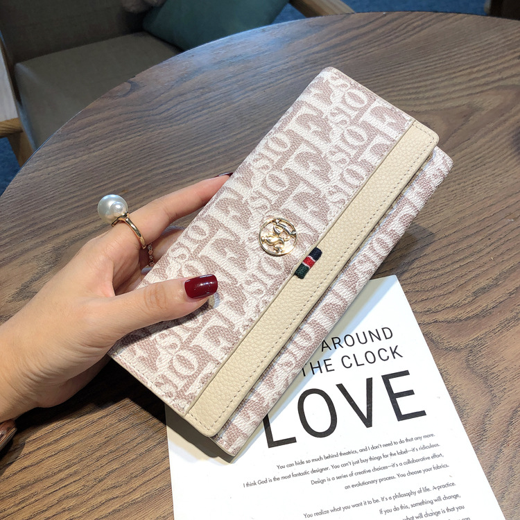 Women's Long Wallet Leather Multi Slot Card Holder Mobile Clutch_voghion.com